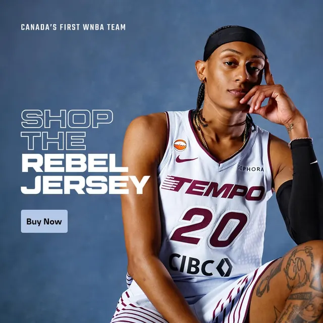 Brittney Sykes, number 20, in a Tempo jersey